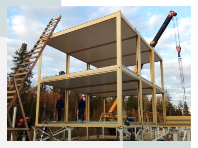 Строительство модульных здания Качканар