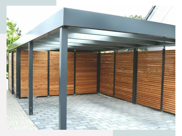 Навесы для парковки в Качканаре