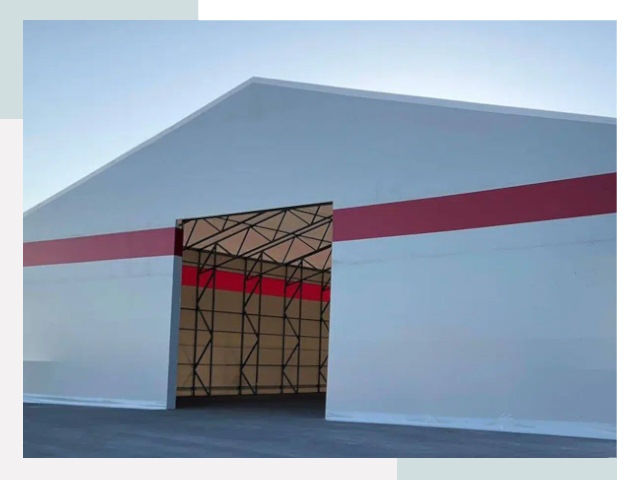 Быстровозводимые ангары в Качканаре