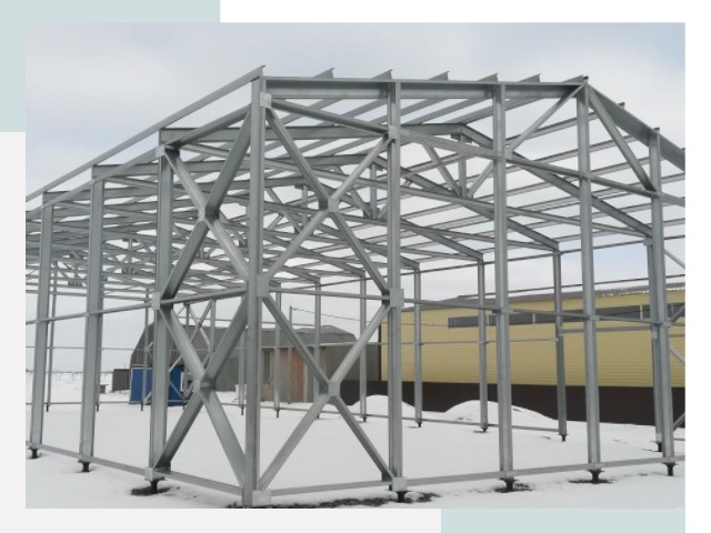 Каркасные ангары в Качканаре