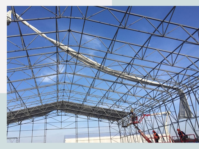 Шатровые ангары от 615 руб. в Качканаре и Свердловской области