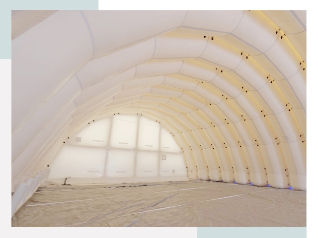 Пневмокаркасные ангары в Качканаре