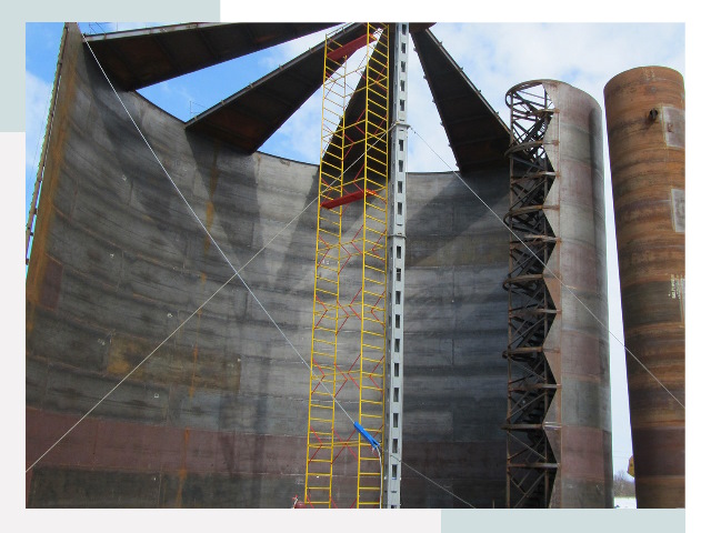 Строительство резервуаров в Качканаре