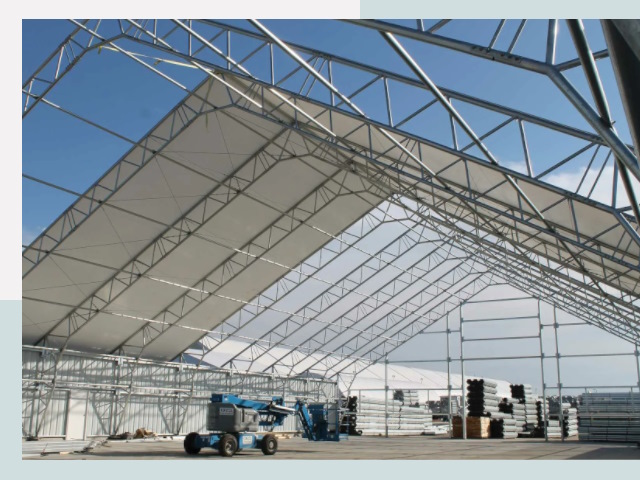 Каркасно-тентовые сооружения от СтальСтрой-Кчк по цене 615 руб.