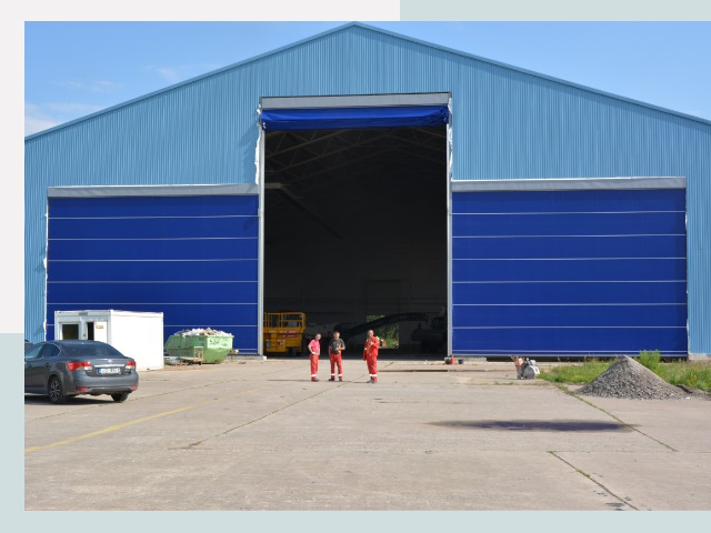 Ангарные ворота в Качканар от СтальСтрой-Кчк по цене 615 руб.