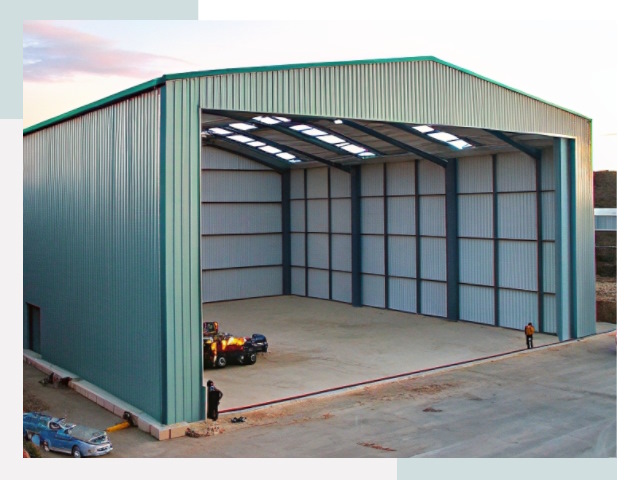 Строительство ангаров в Качканаре